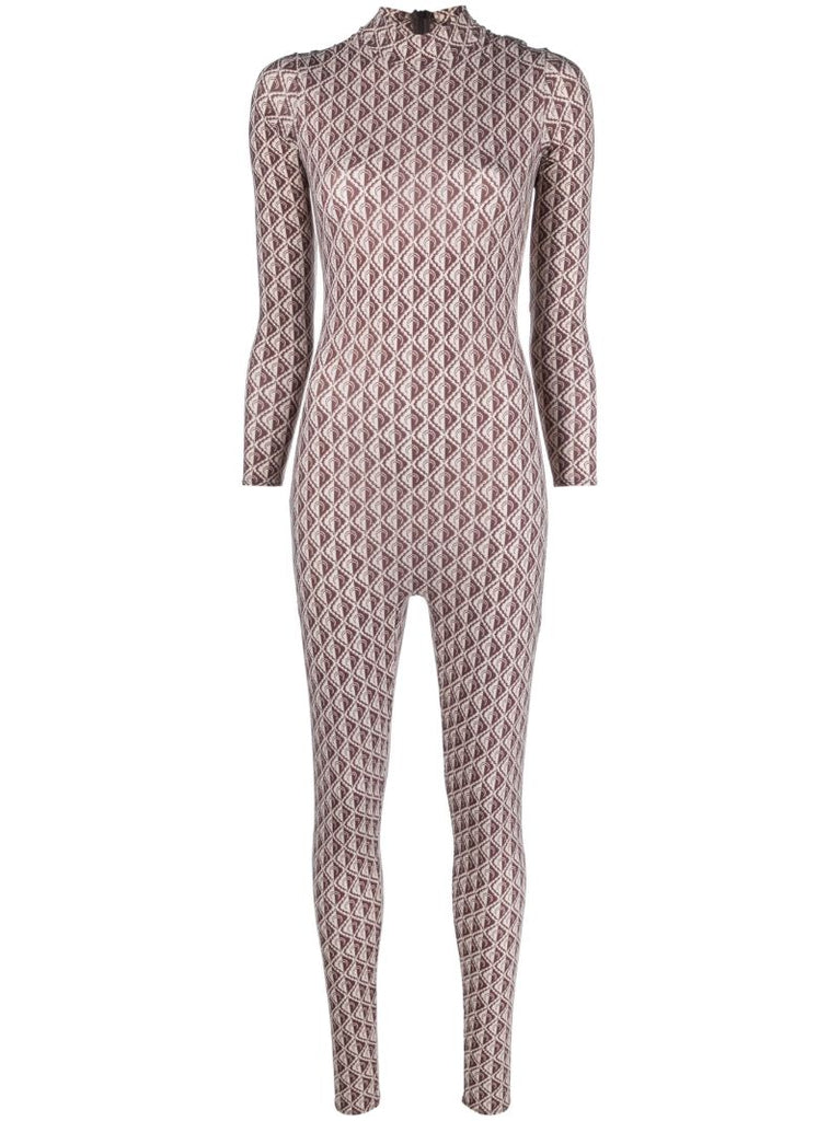 Neutral Moon Diamant Print Jumpsuit