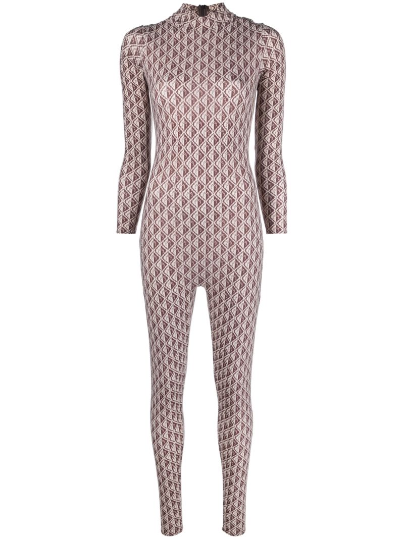 Neutral Moon Diamant Print Jumpsuit
