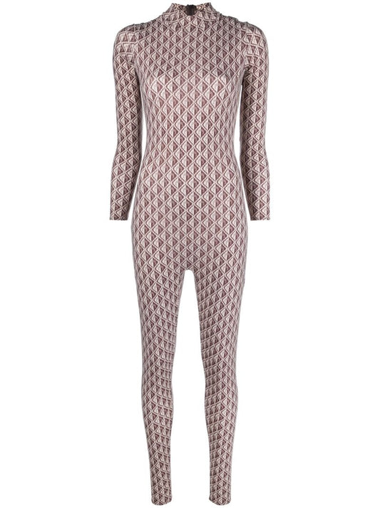 Neutral Moon Diamant Print Jumpsuit