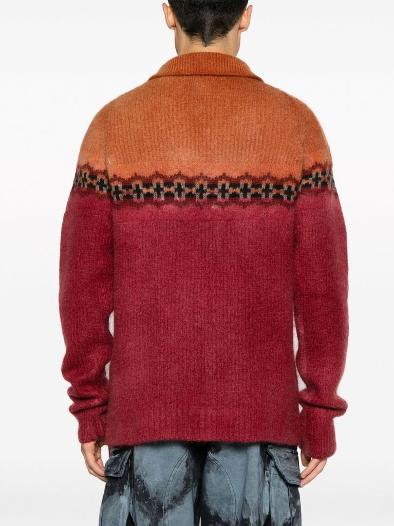 Red Draumur Cardigan