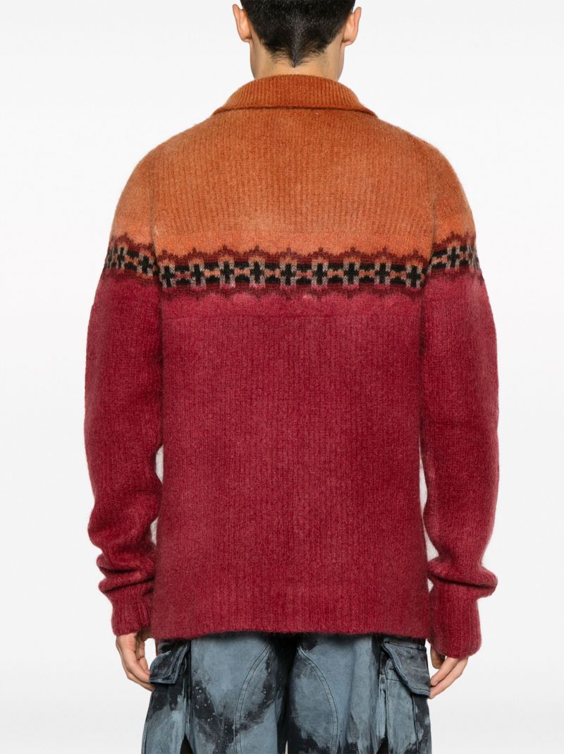 Red Draumur Cardigan