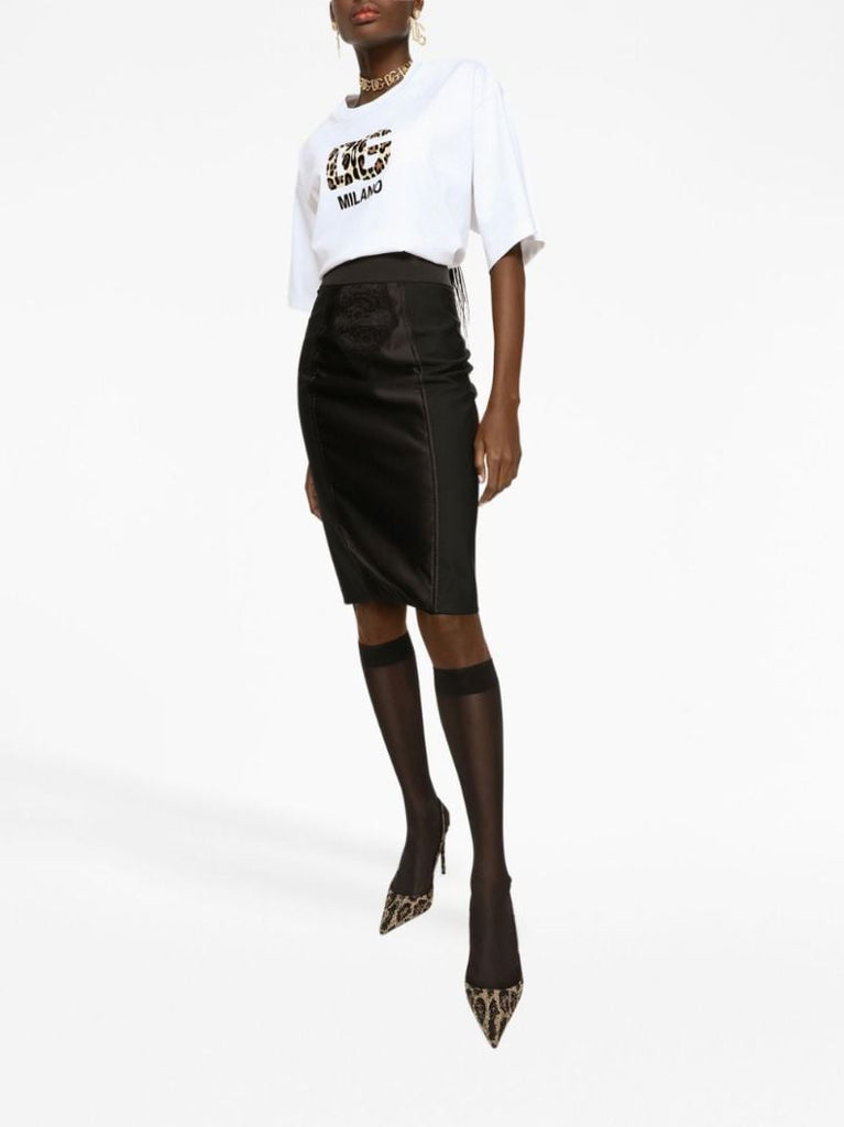 White Dg Logo-print T-shirt