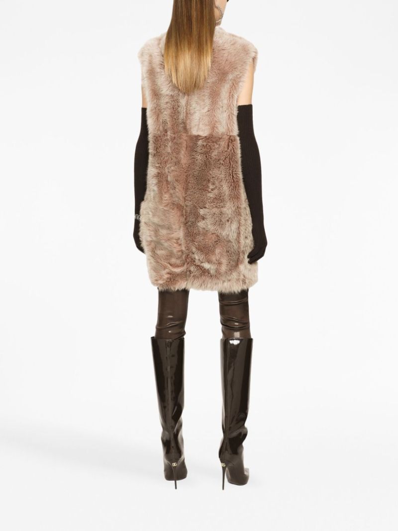 Brown Logo-waistband Satin Leggings