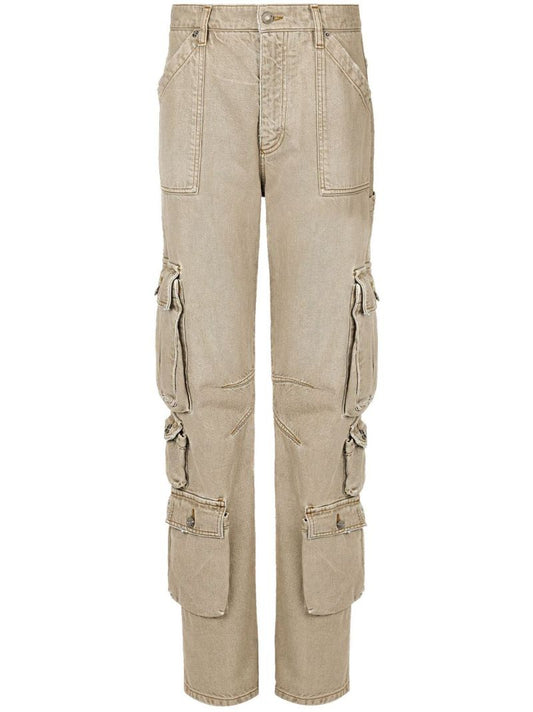 Neutral Logo-plaque Cargo Jeans
