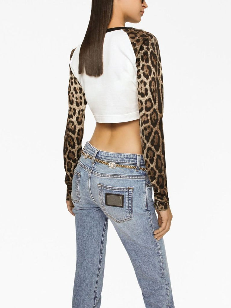 Blue Logo-plaque Bootcut Jeans