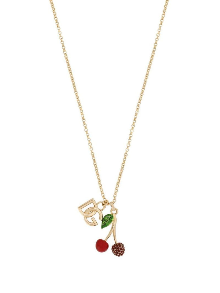 Gold-tone Logo-charm Necklace