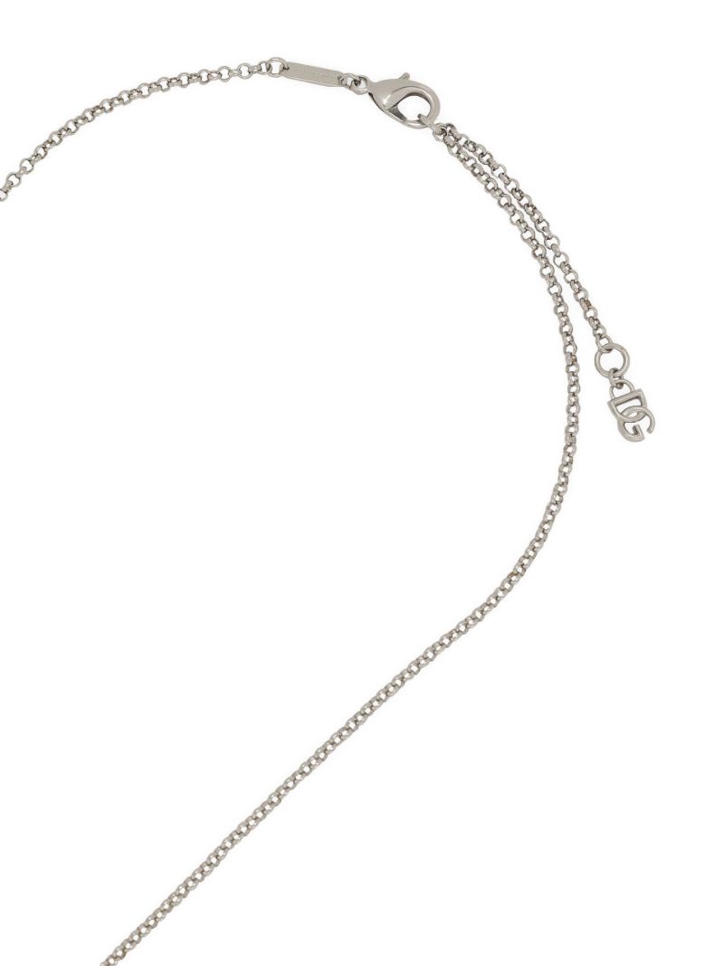 Silver-tone Dg Crystal Necklace