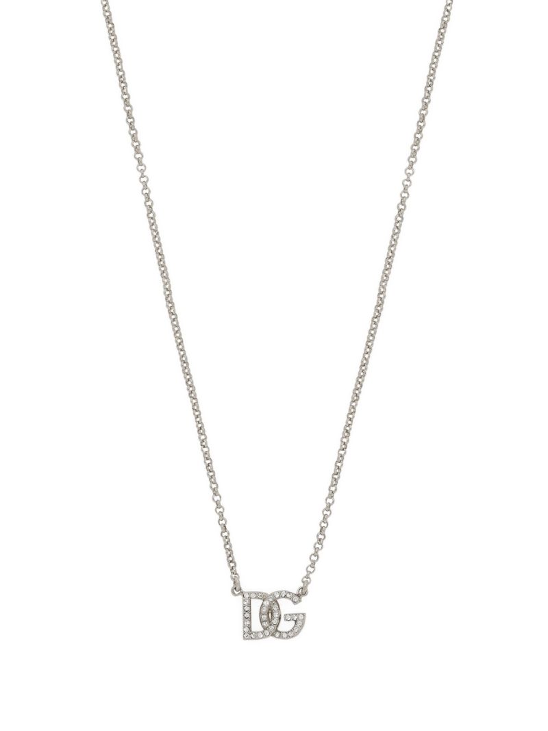 Silver-tone Dg Crystal Necklace