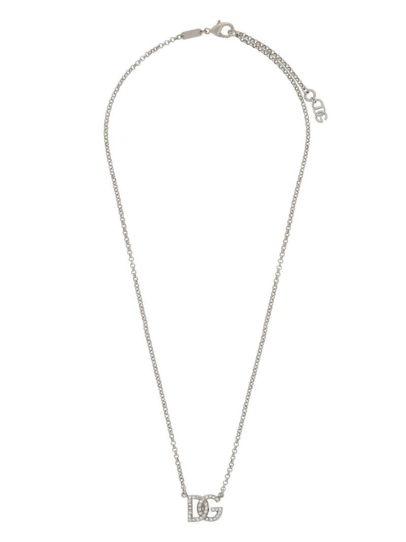 Silver-tone Dg Crystal Necklace
