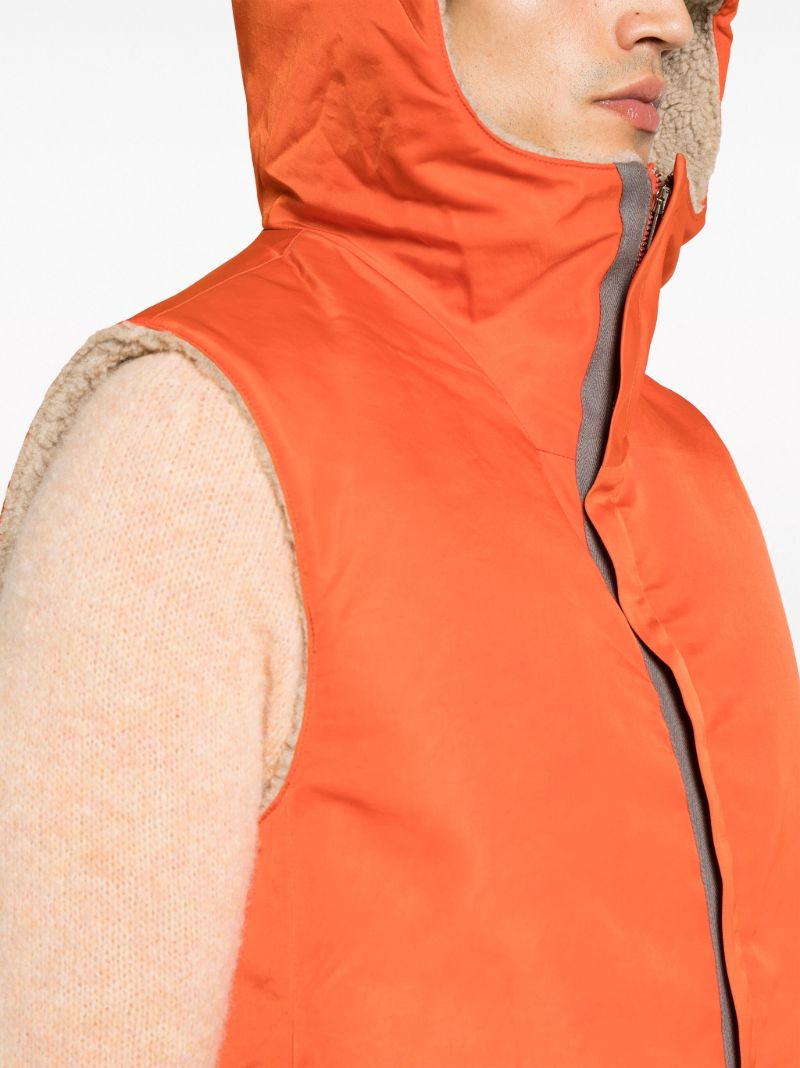 Orange Djamm Hooded Gilet
