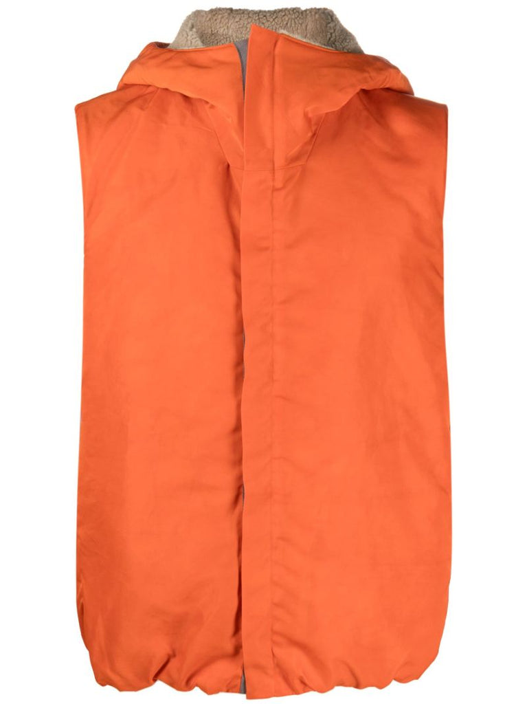 Orange Djamm Hooded Gilet
