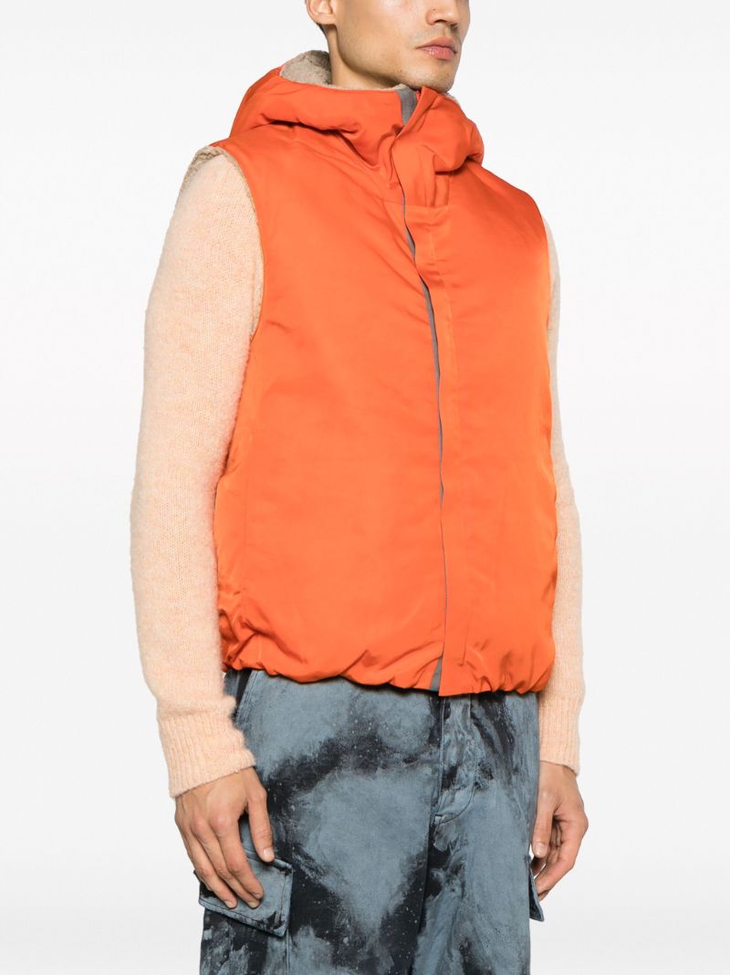 Orange Djamm Hooded Gilet