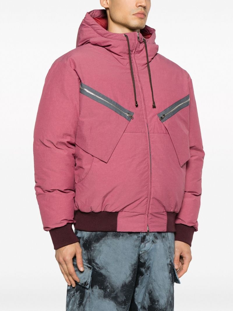 Purple Kuldi Hooded Jacket