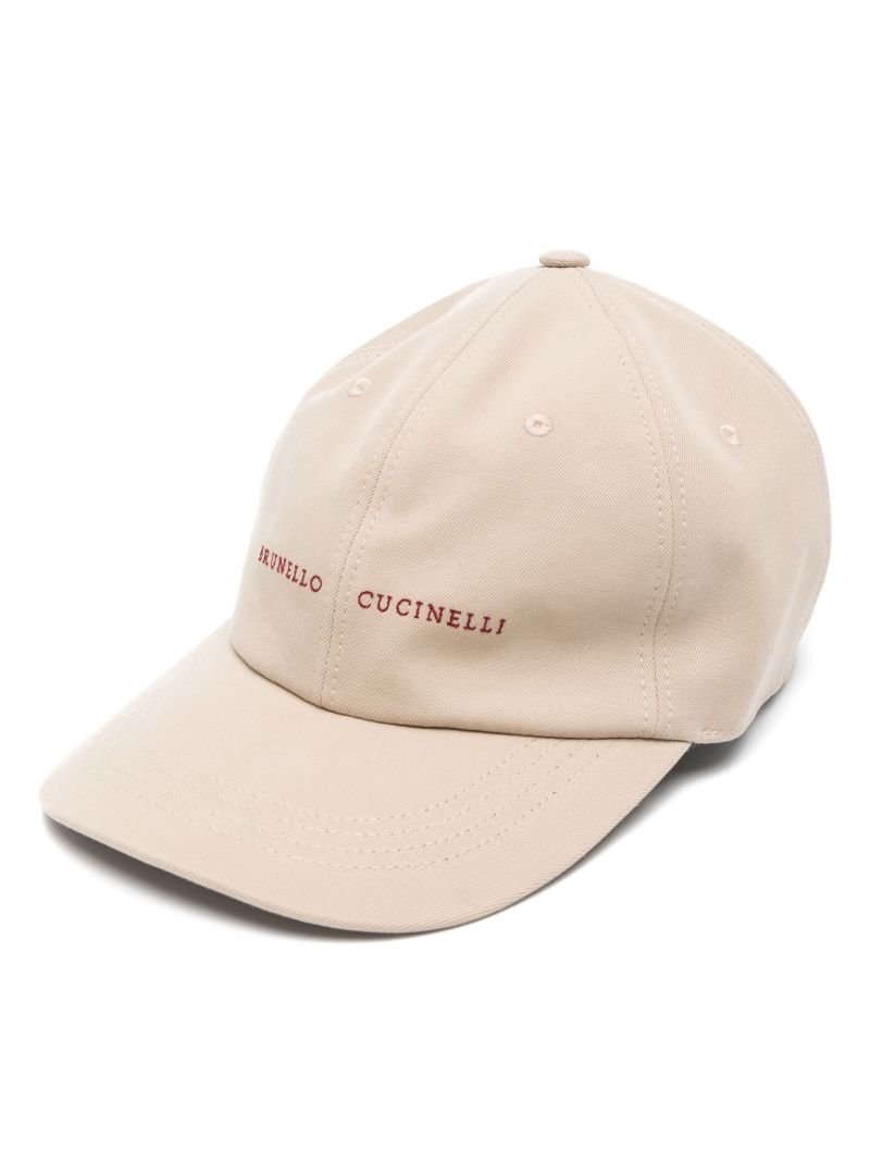 Neutral Logo-embroidered Cotton Cap