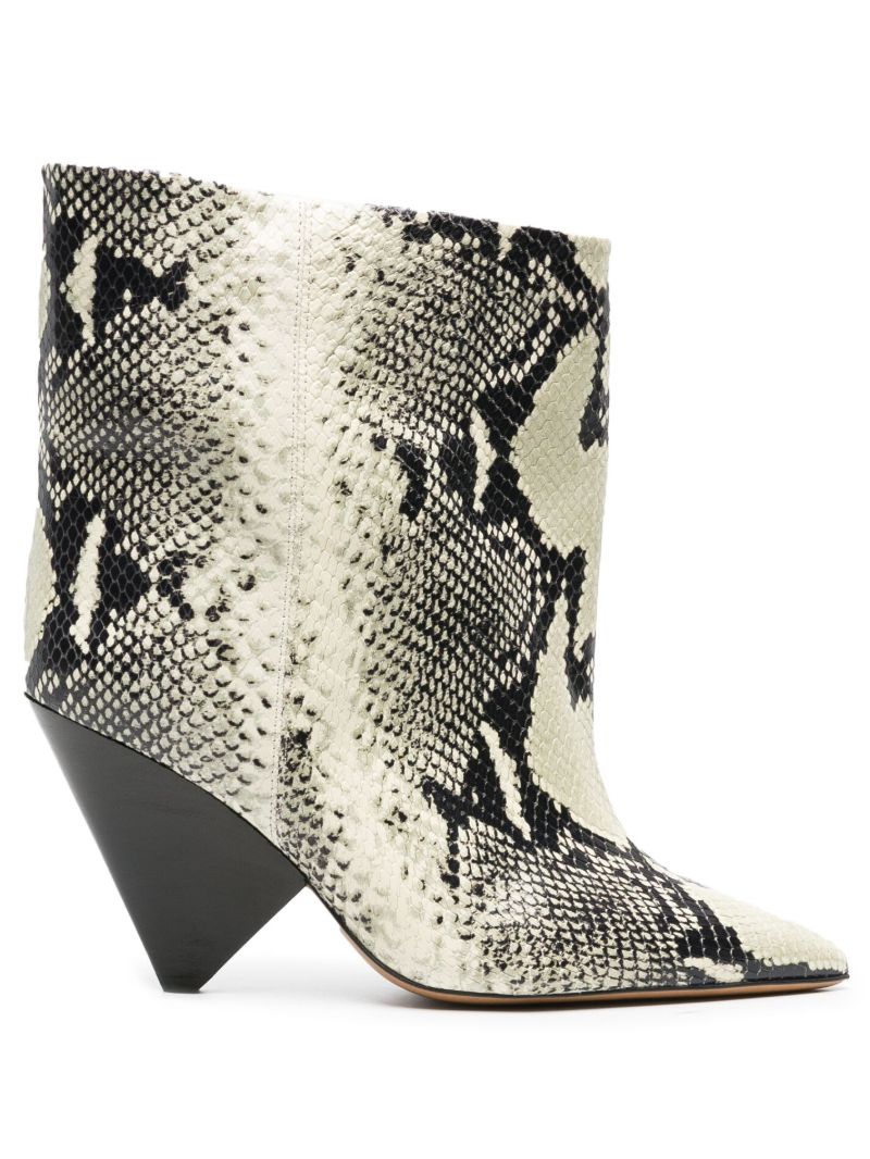 Neutral Miyako 90 Snake-effect Boots