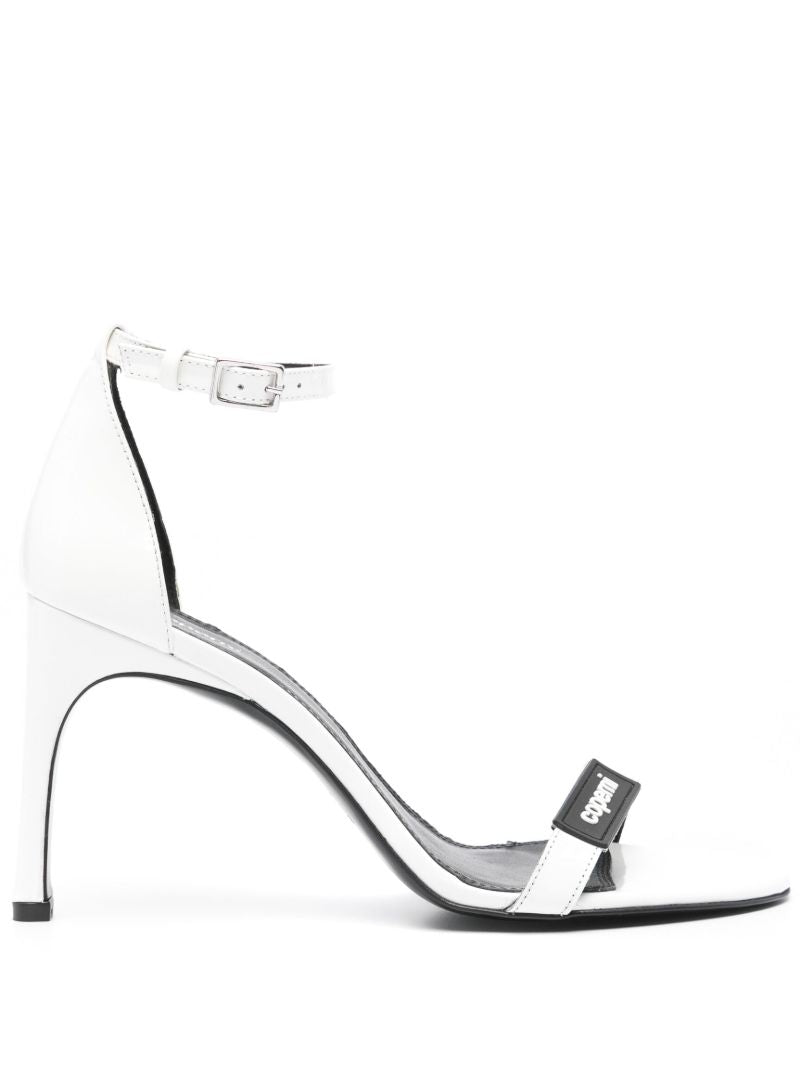 White 100 Logo AppliquÃ_x0083_Â© Sandals