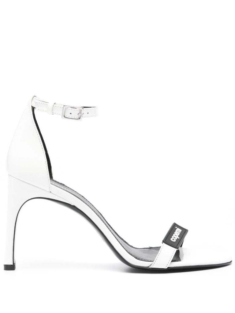 White 100 Logo AppliquÃ_x0083_Â© Sandals