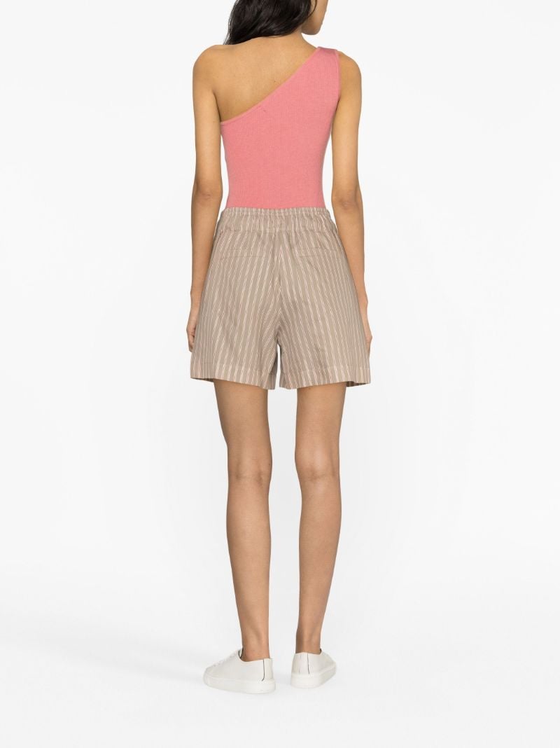 Neutral Striped Shorts