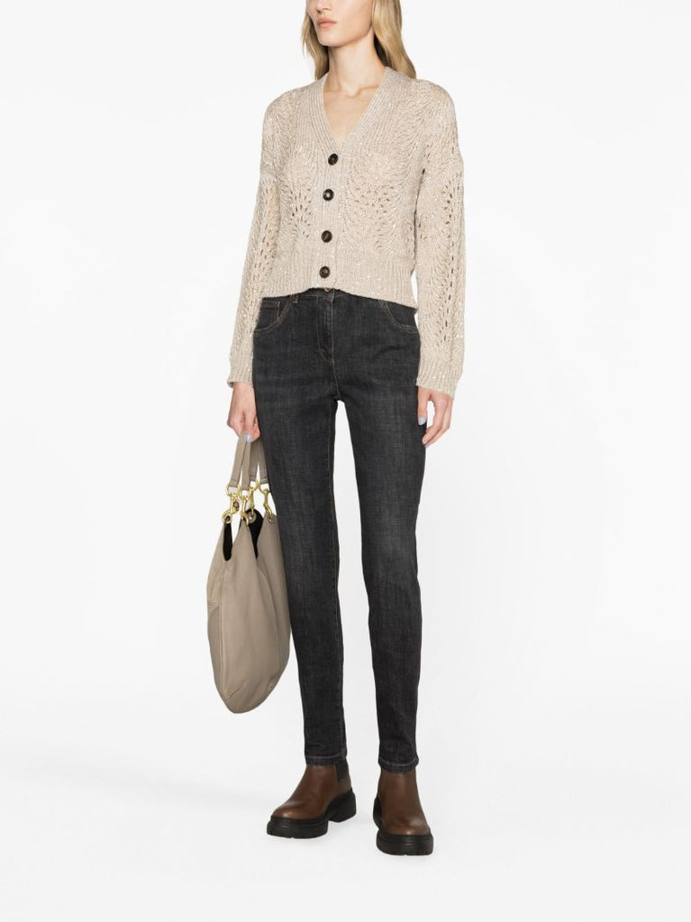 Black High-rise Skinny Jeans