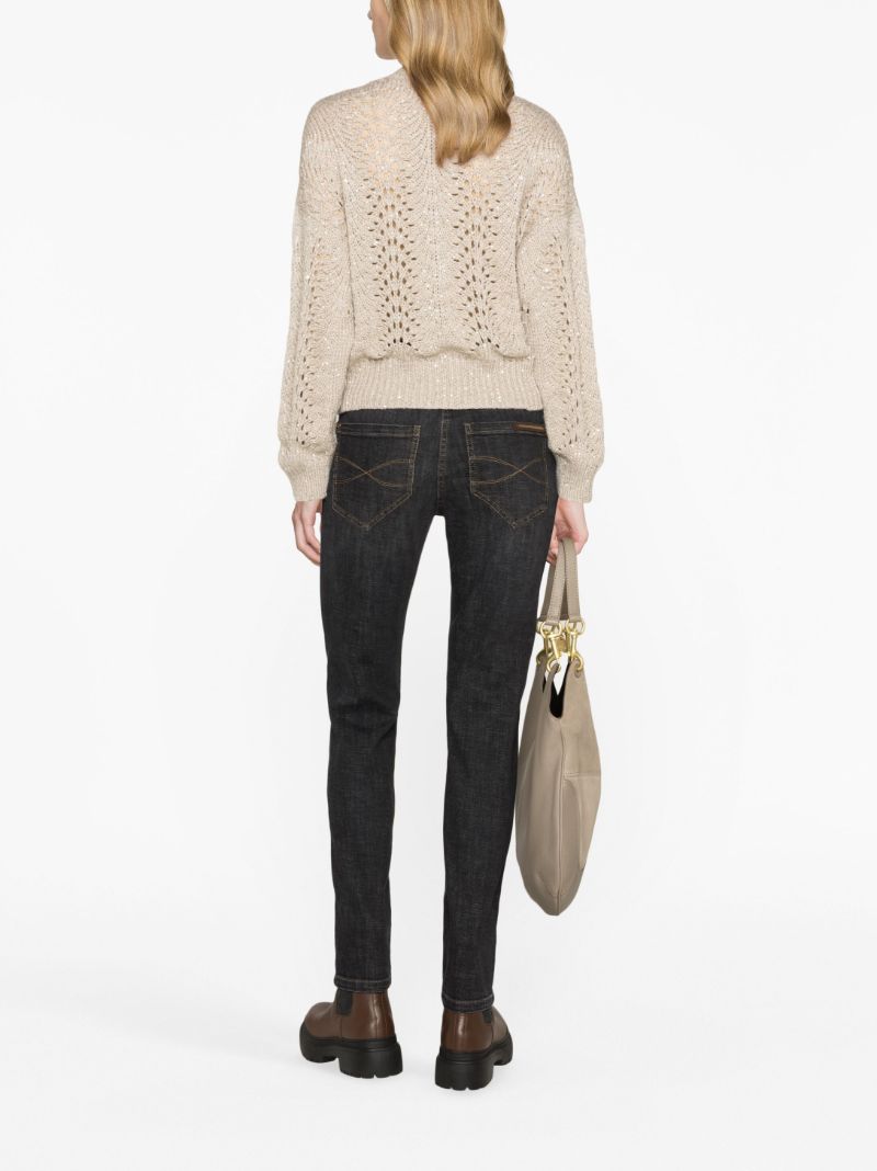 Black High-rise Skinny Jeans