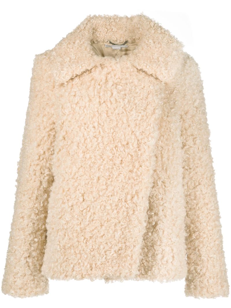 Beige Faux-shearling Jacket