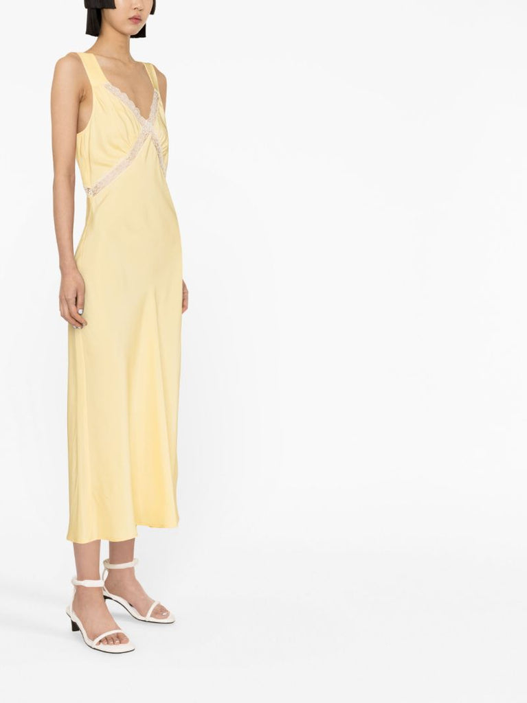 Yellow Provence Silk Dress