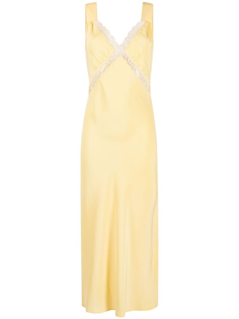 Yellow Provence Silk Dress