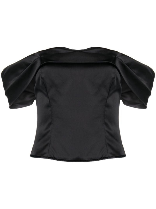 Black Lux Silk Top