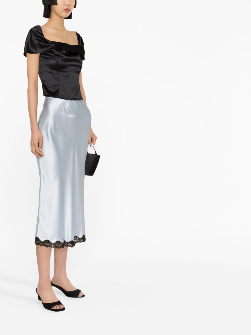 Black Lux Silk Top