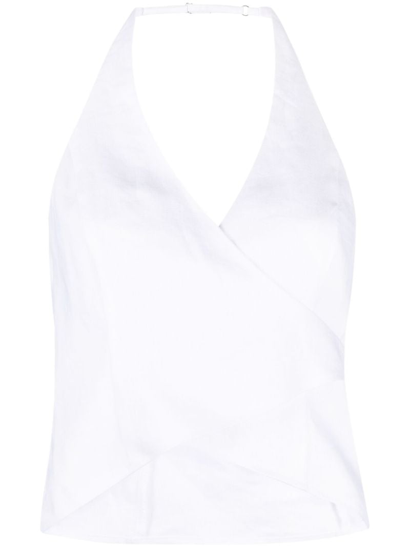 White Raven Linen Top