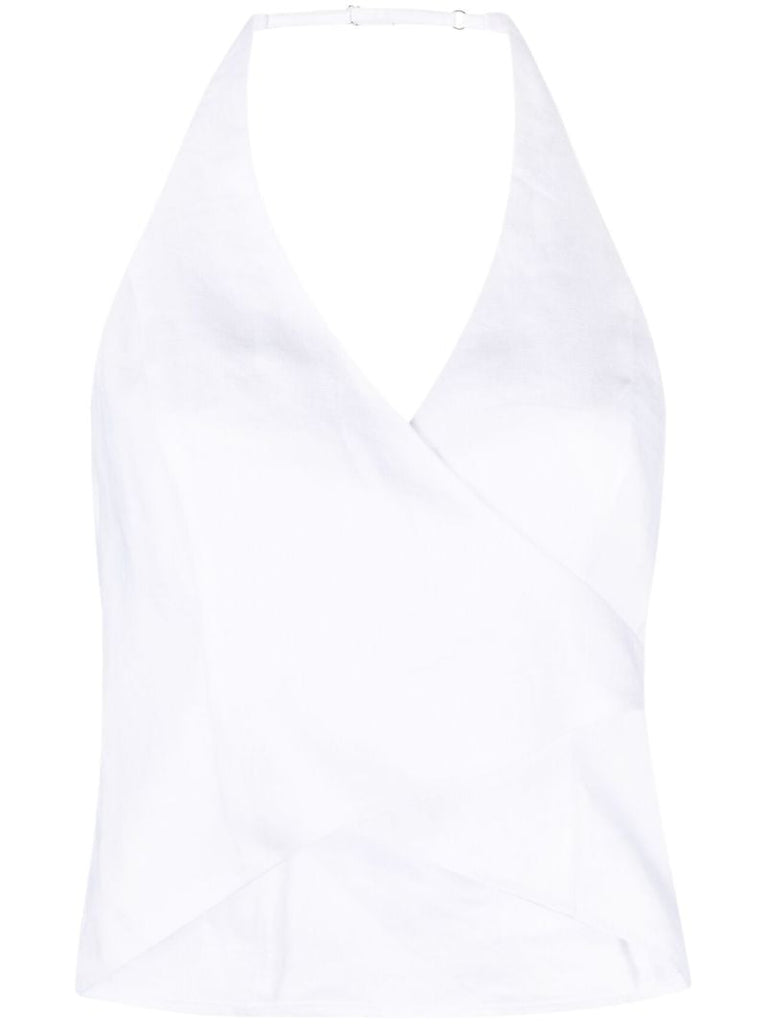White Raven Linen Top