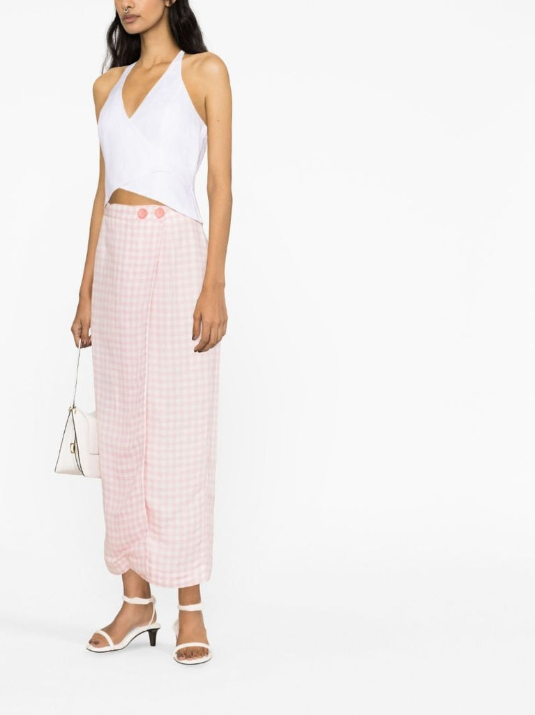 White Raven Linen Top