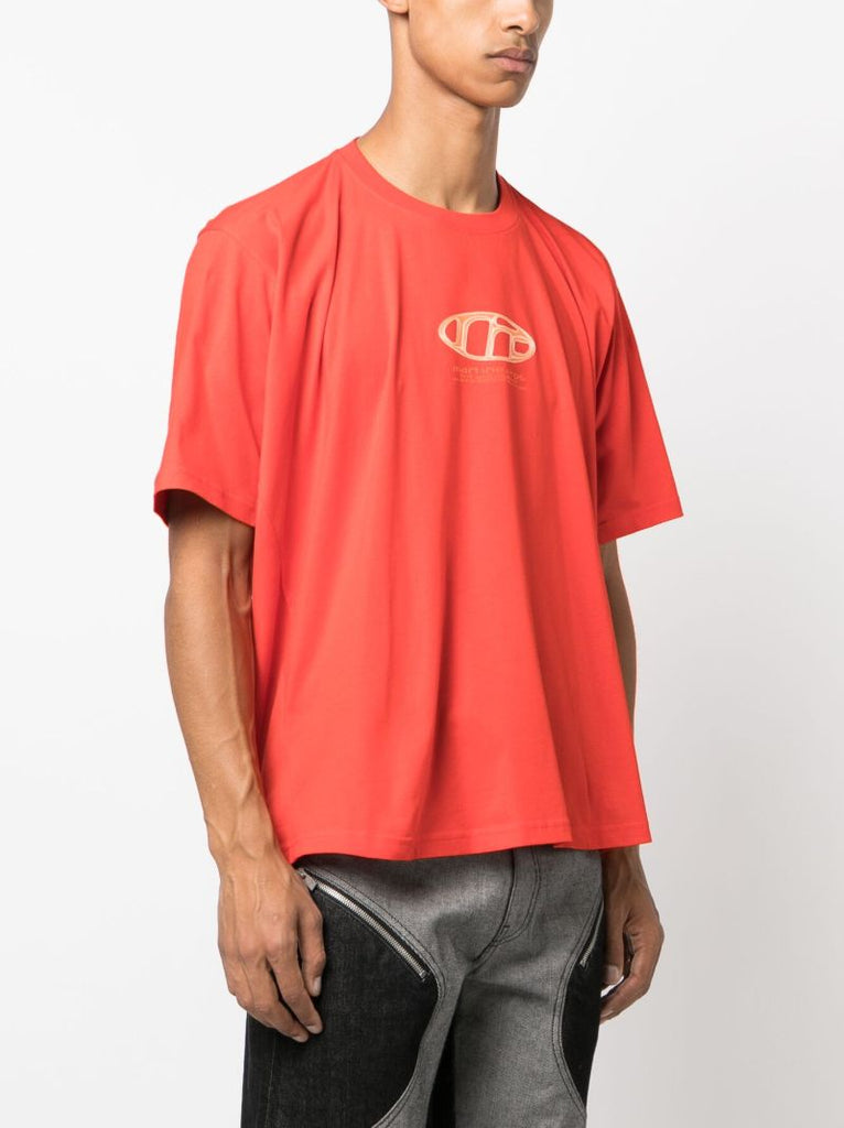 Red Logo-print T-shirt