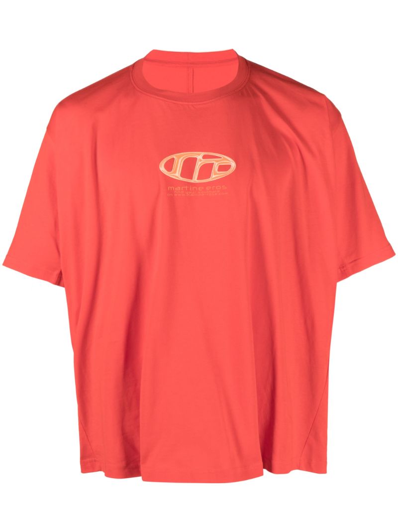 Red Logo-print T-shirt