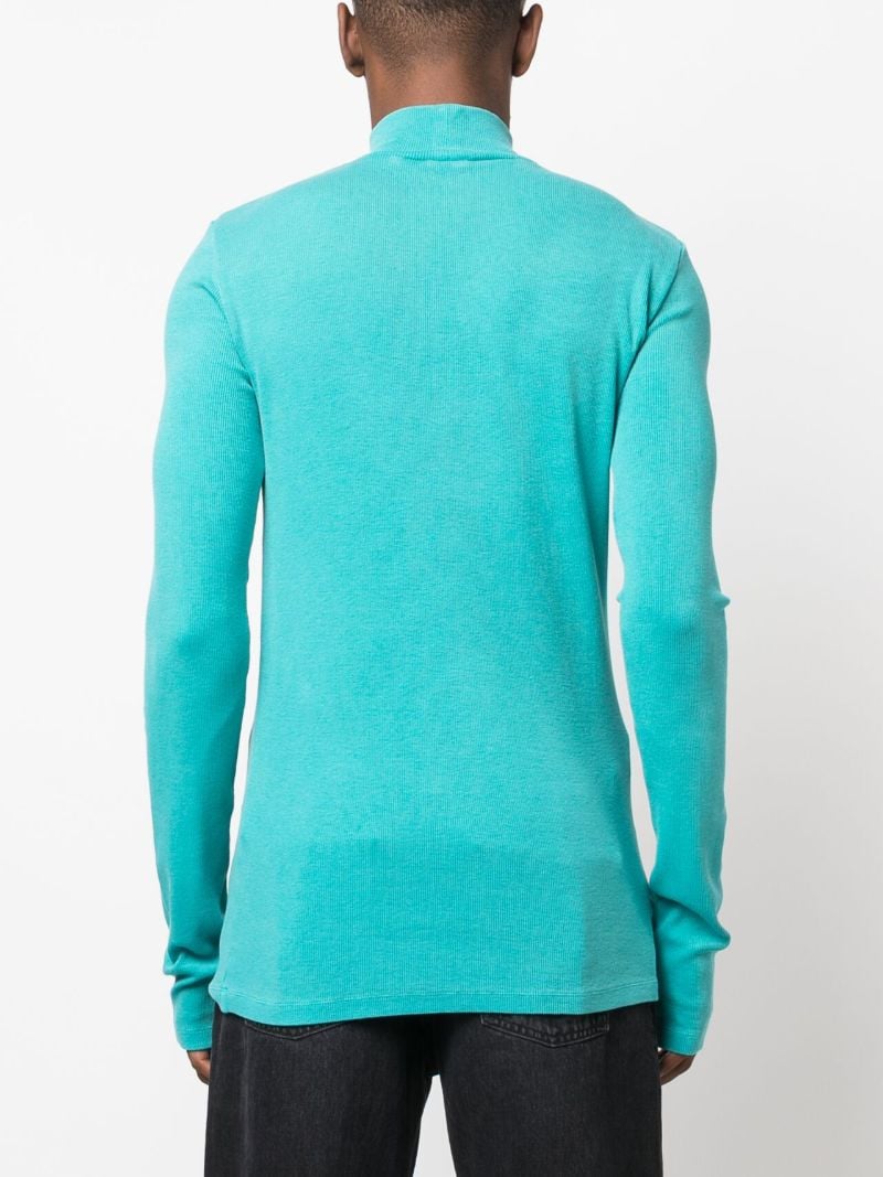 Blue Logo-print Sweater