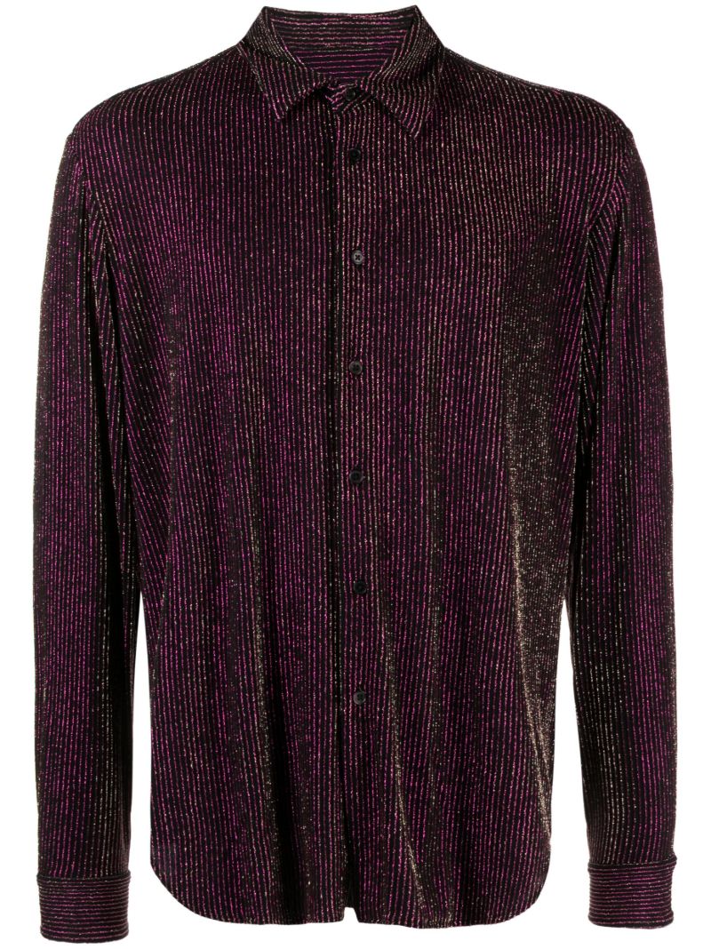 Black Striped Shirt