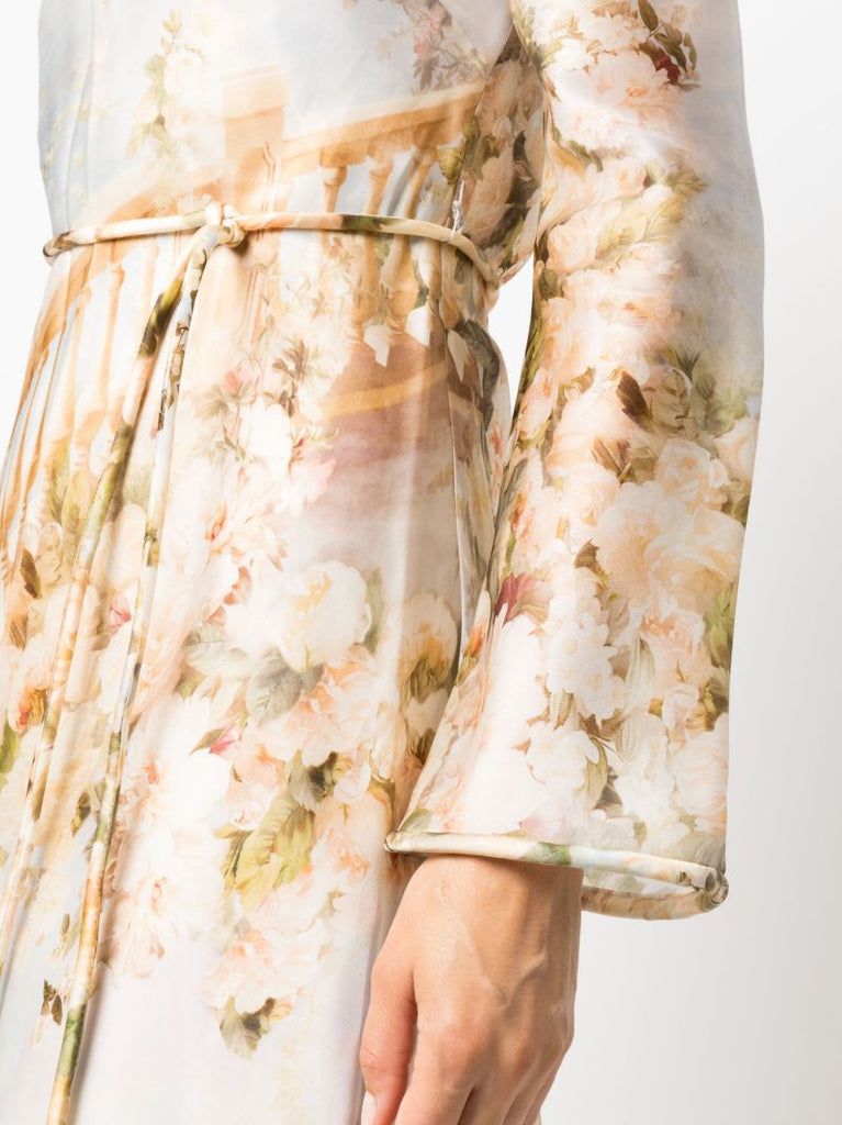 Neutral Luminosity Maxi Dress