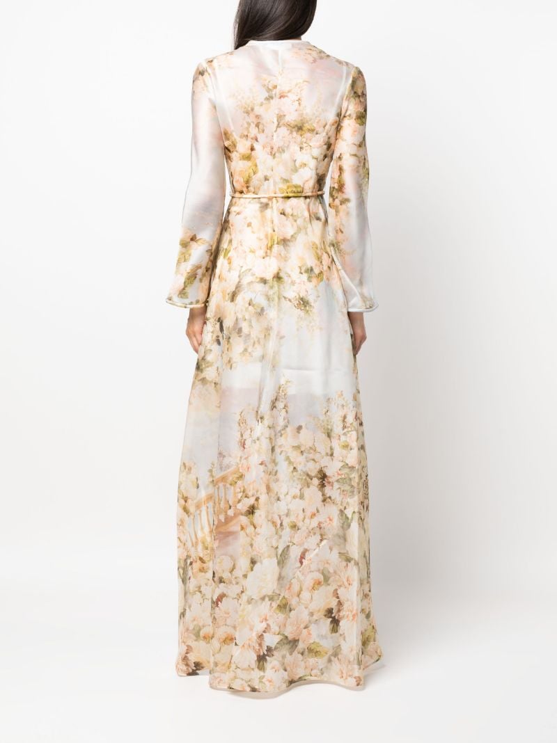 Neutral Luminosity Maxi Dress