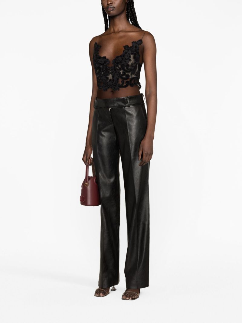 Black Sensory Velvet Lace Bodice