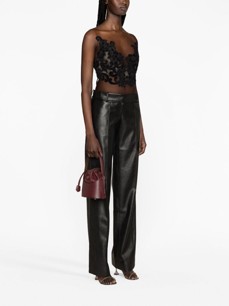 Black Sensory Velvet Lace Bodice