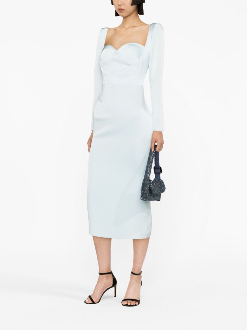 Blue Cailen Midi Dress