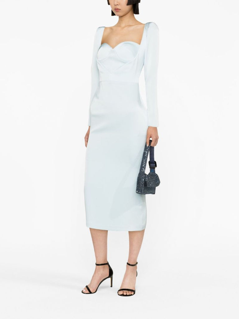Blue Cailen Midi Dress