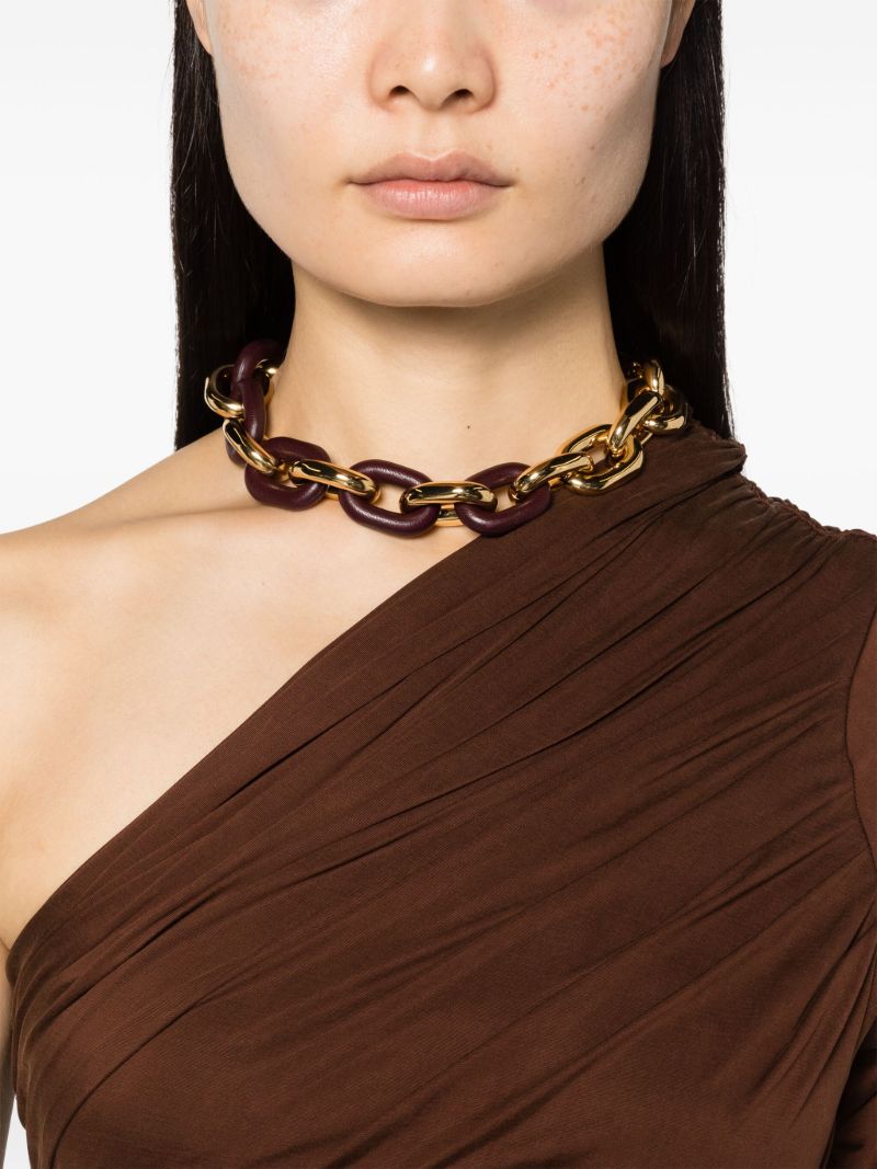 Gold Chunky Chain Link Necklace