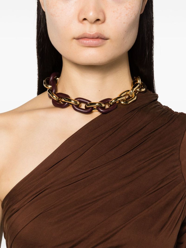 Gold Chunky Chain Link Necklace