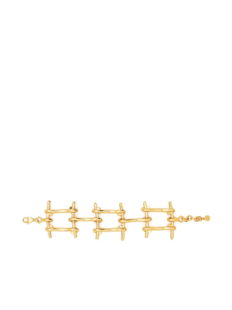 Gold-tone Wire Chain Bracelet