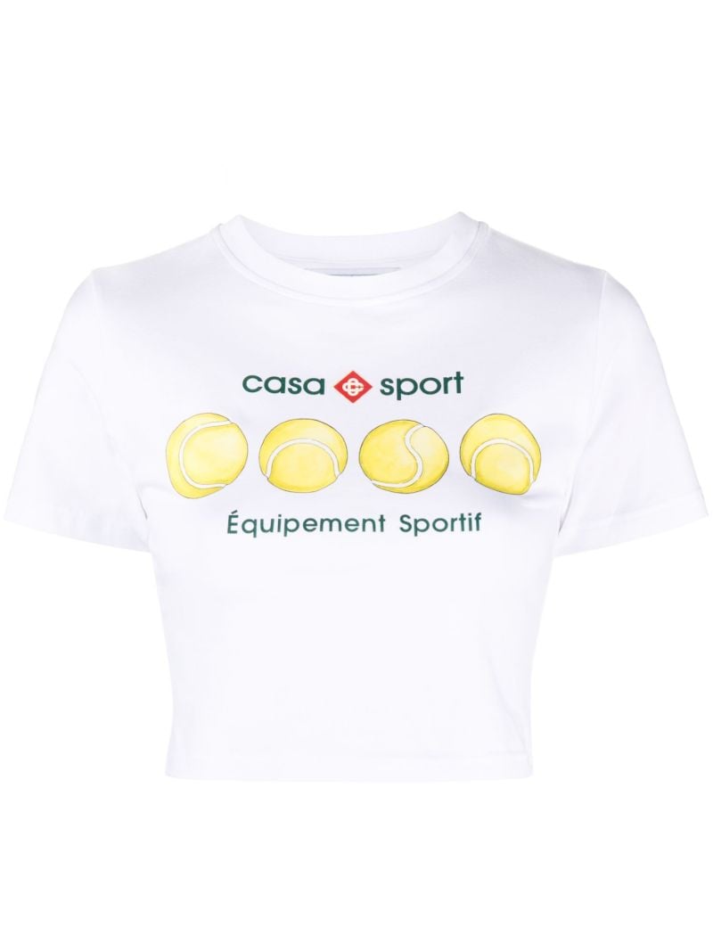 White Tennis Ball Cotton T-shirt