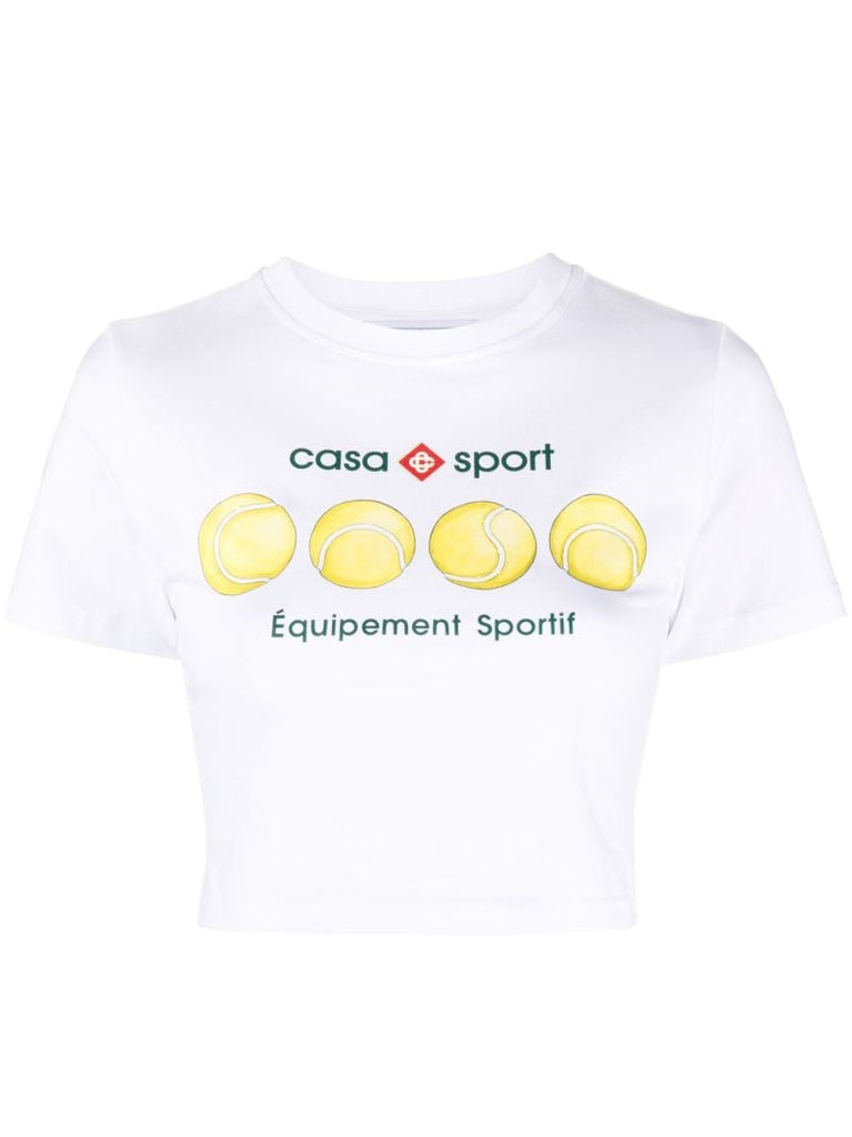 White Tennis Ball Cotton T-shirt