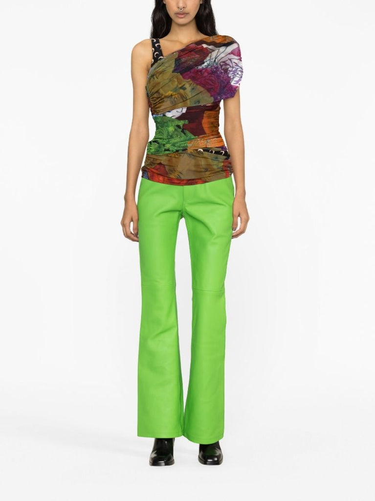 Multicolour Stretch-jersey Top
