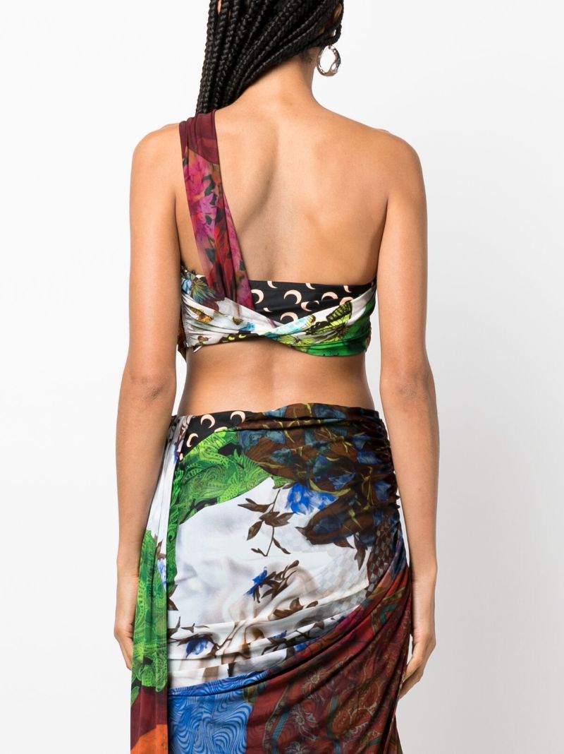 Multicolour Body Shelter Crop Top