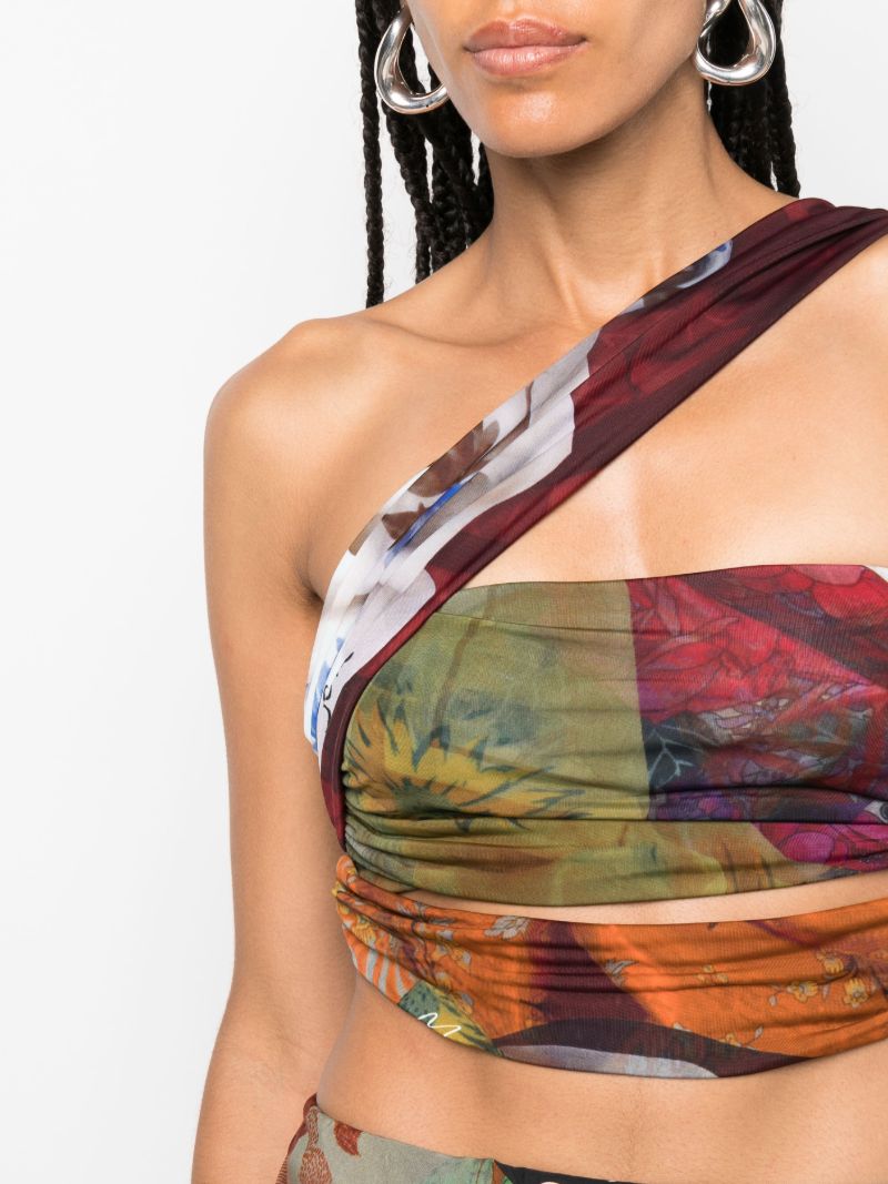 Multicolour Body Shelter Crop Top